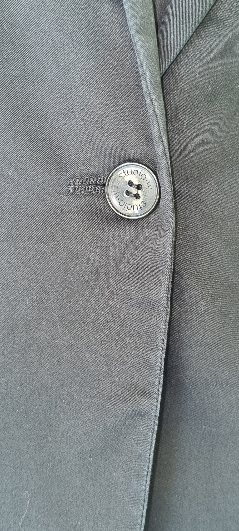 Studio w - Black collared single button blazer