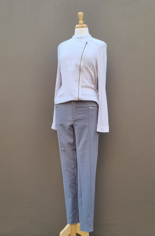 Tiger of Sweden - Grey slim fit trousers