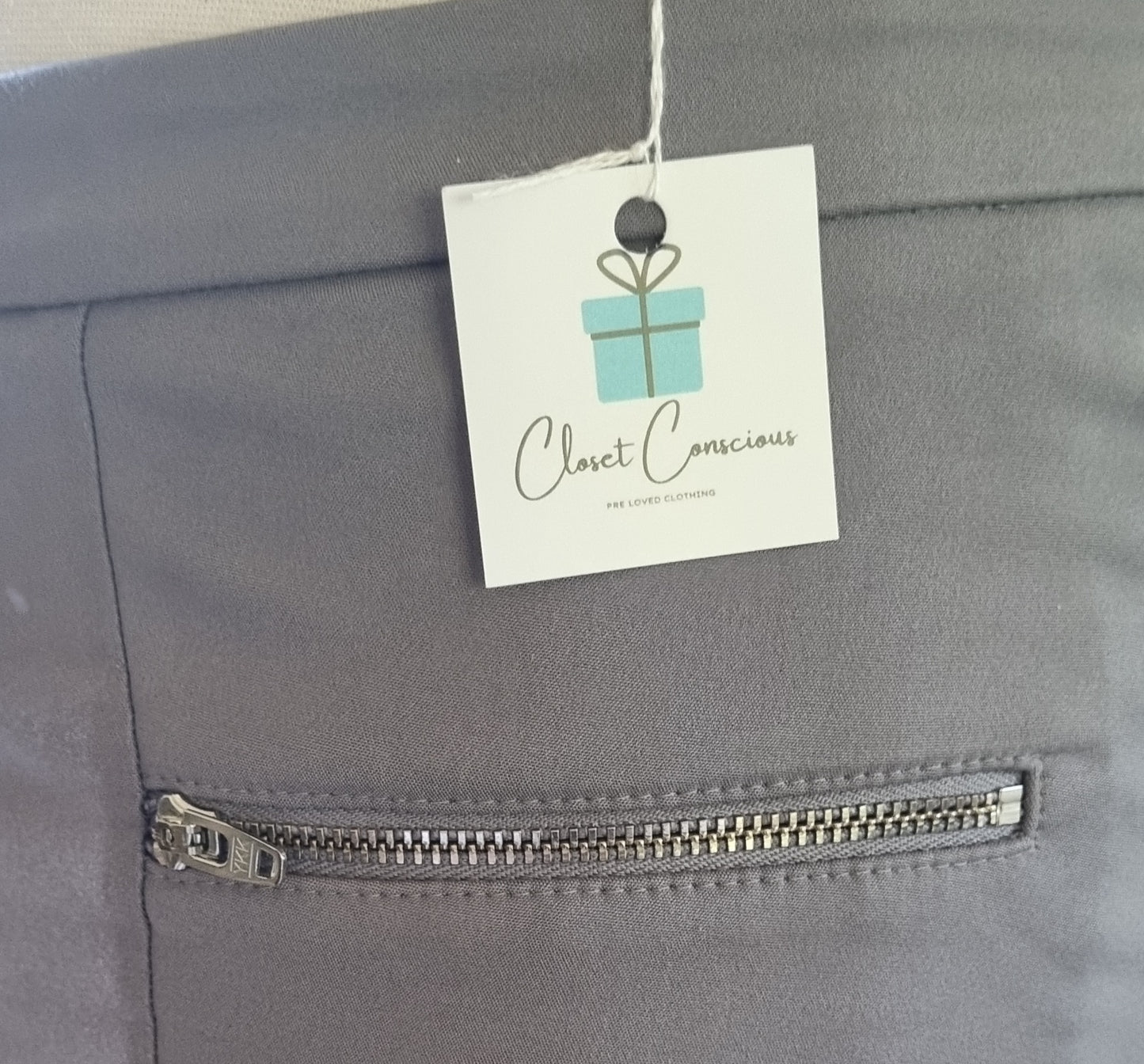 Tiger of Sweden - Grey slim fit trousers