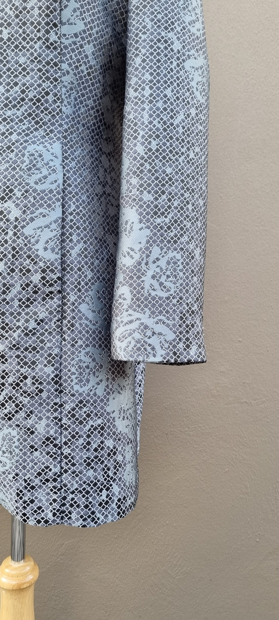 Jixi - Light turquoise and grey winter coat