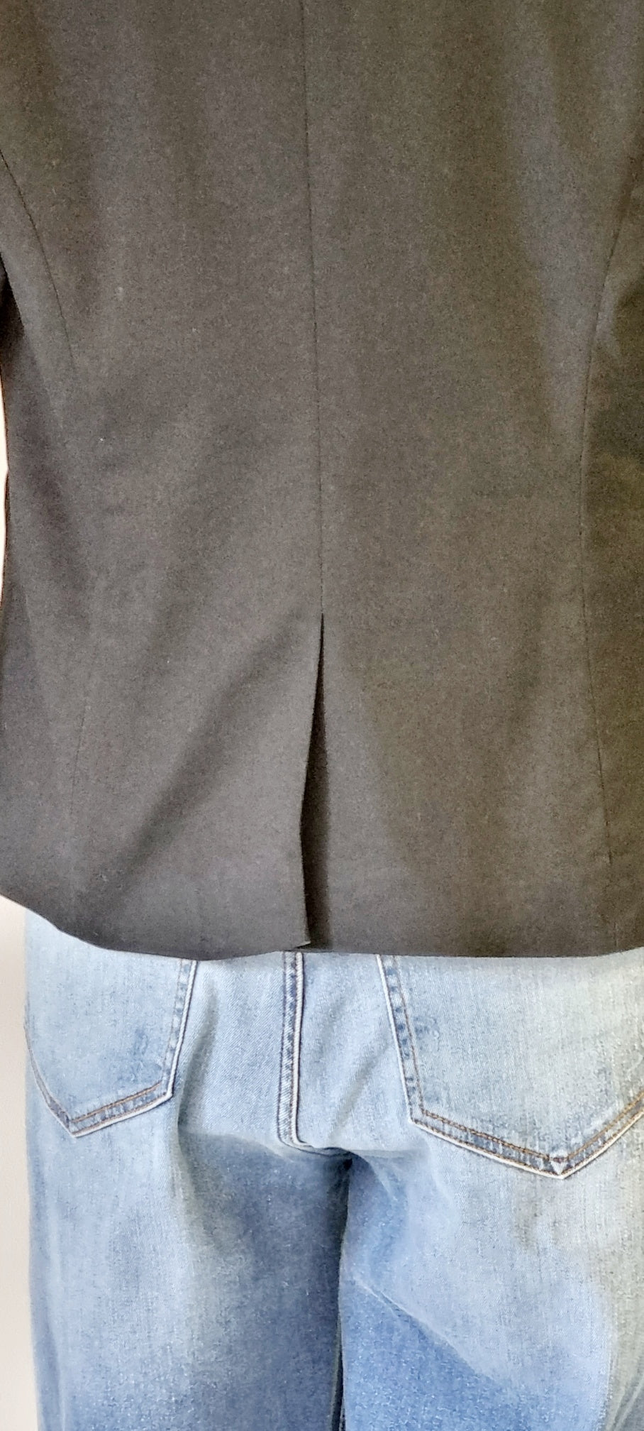 Studio w - Black collared single button blazer