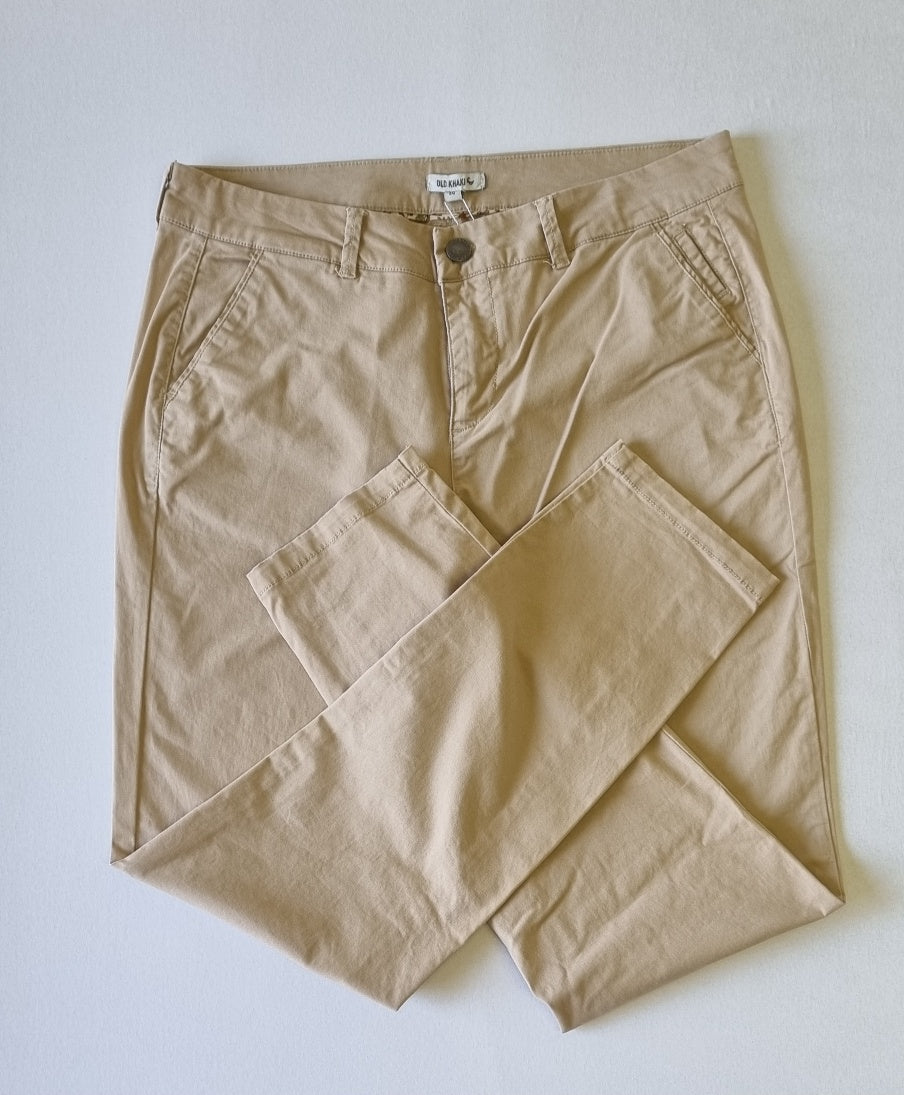 Old Khaki - Khaki straight legged trousers