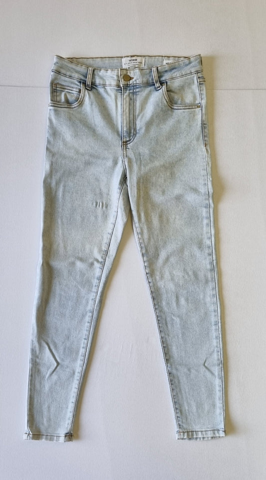 Cotton On - Light blue mid cropped skinny jeans