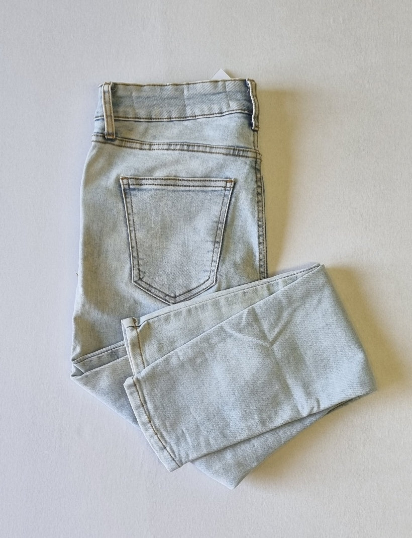 Cotton On - Light blue mid cropped skinny jeans