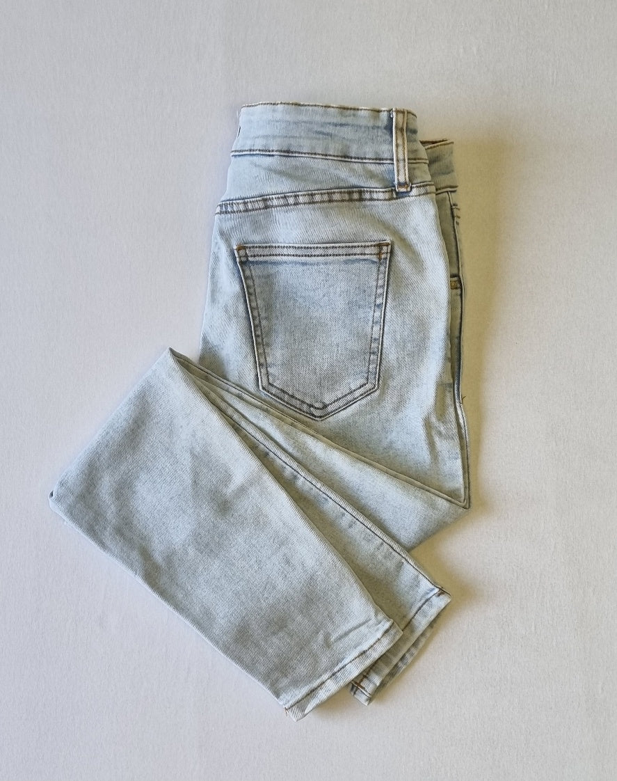 Cotton On - Light blue mid cropped skinny jeans