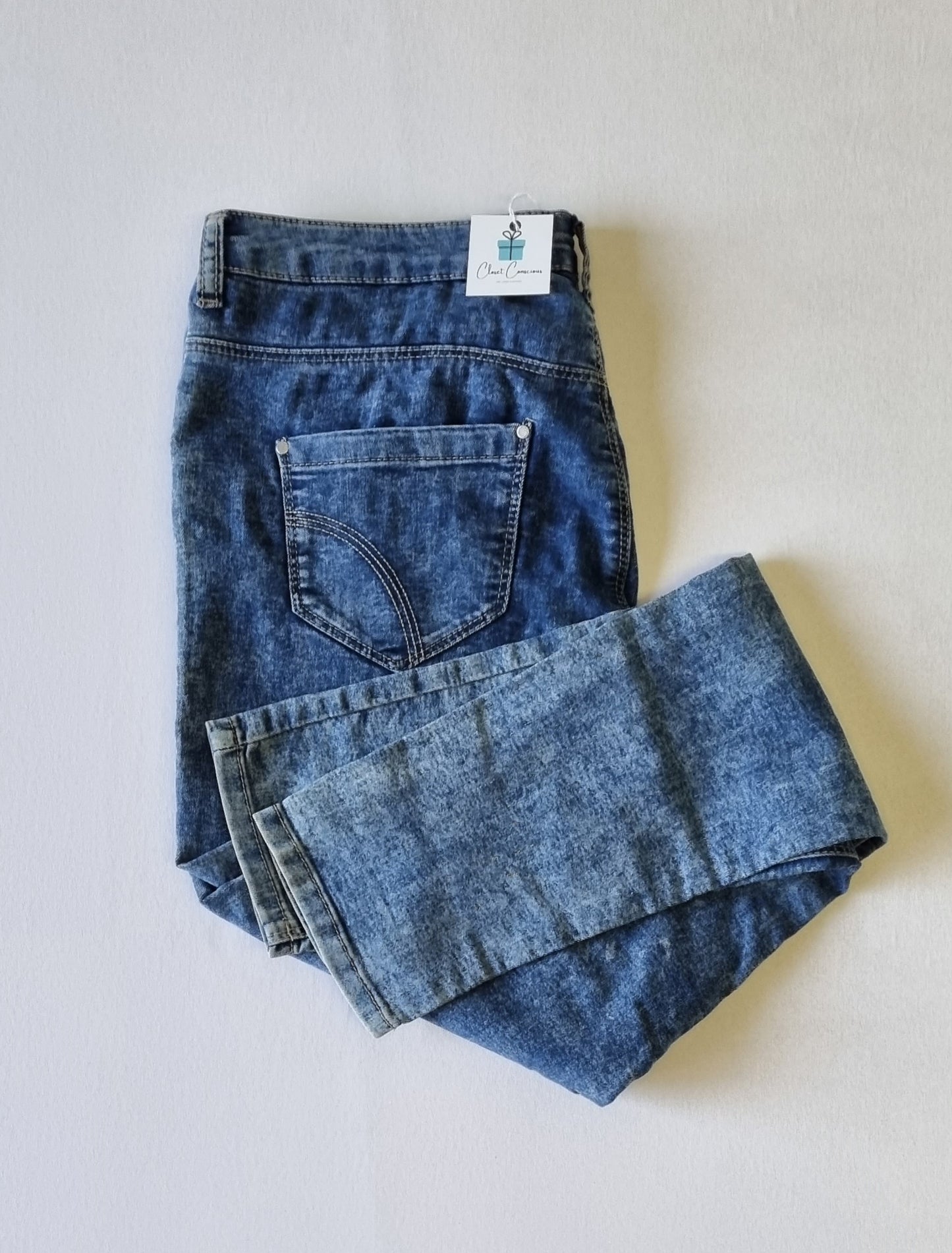 Super Skinnys - Soft blue skinny jeans