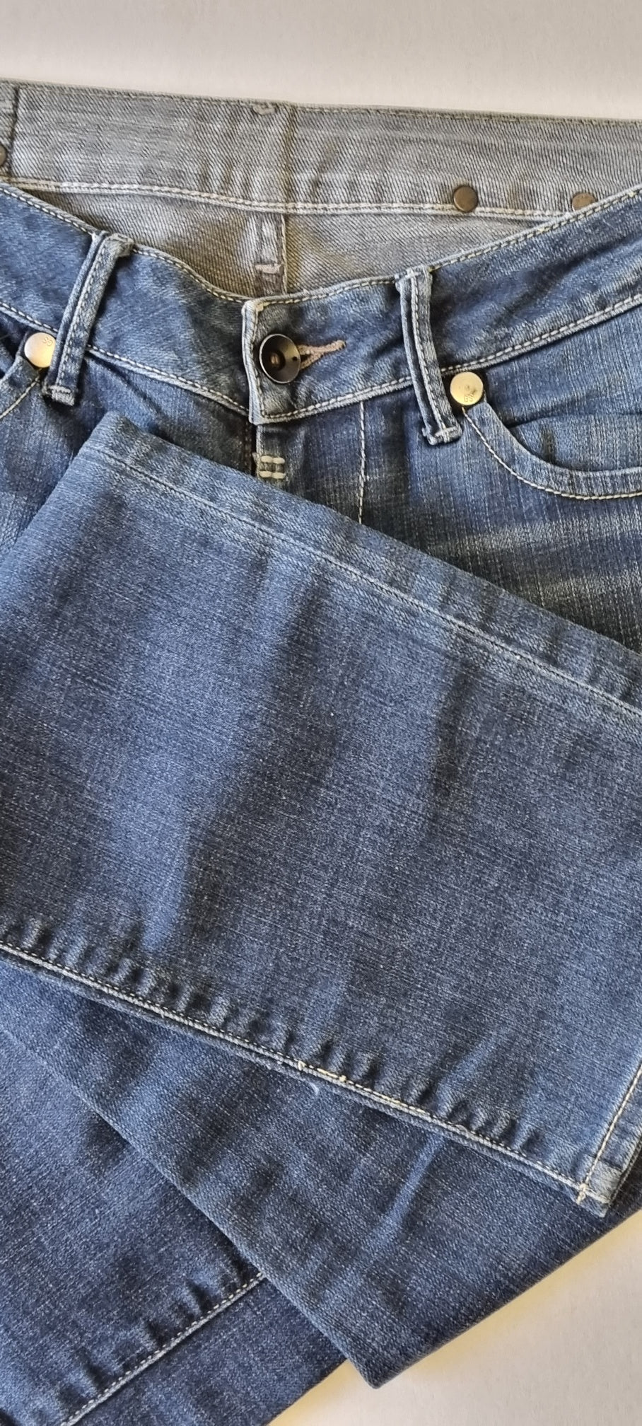 G Star Originals - Raw denim hi-lo waisted straight leg signature denim