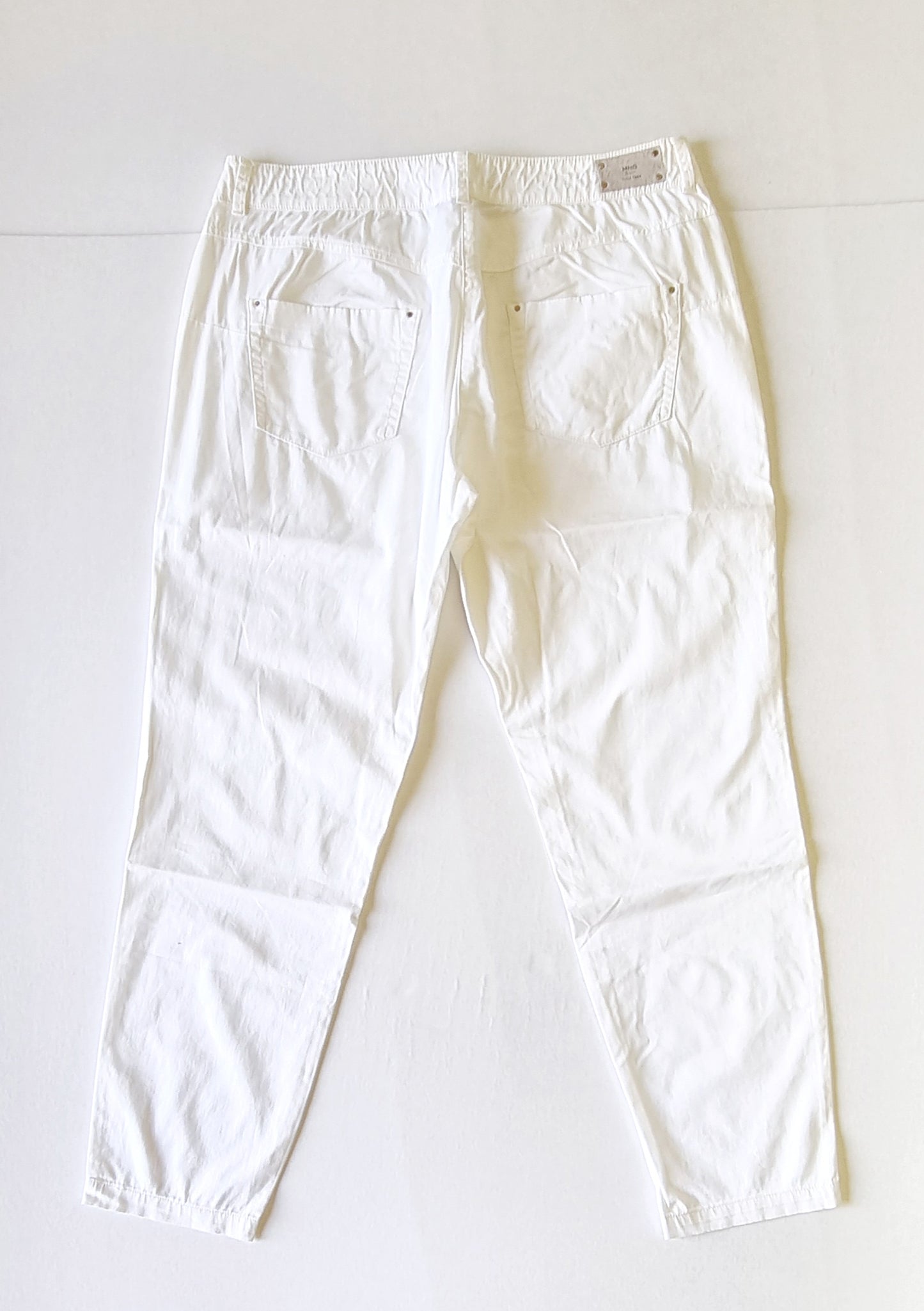 Mango Suit - White relaxed fit suit denim