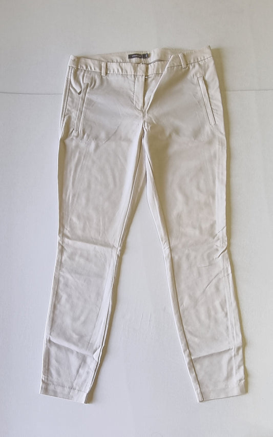 Studio w - Beige straight legged trousers