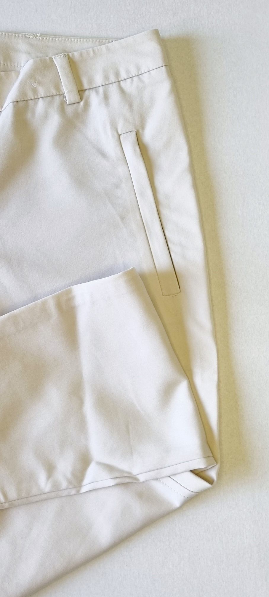 Studio w - Beige straight legged trousers