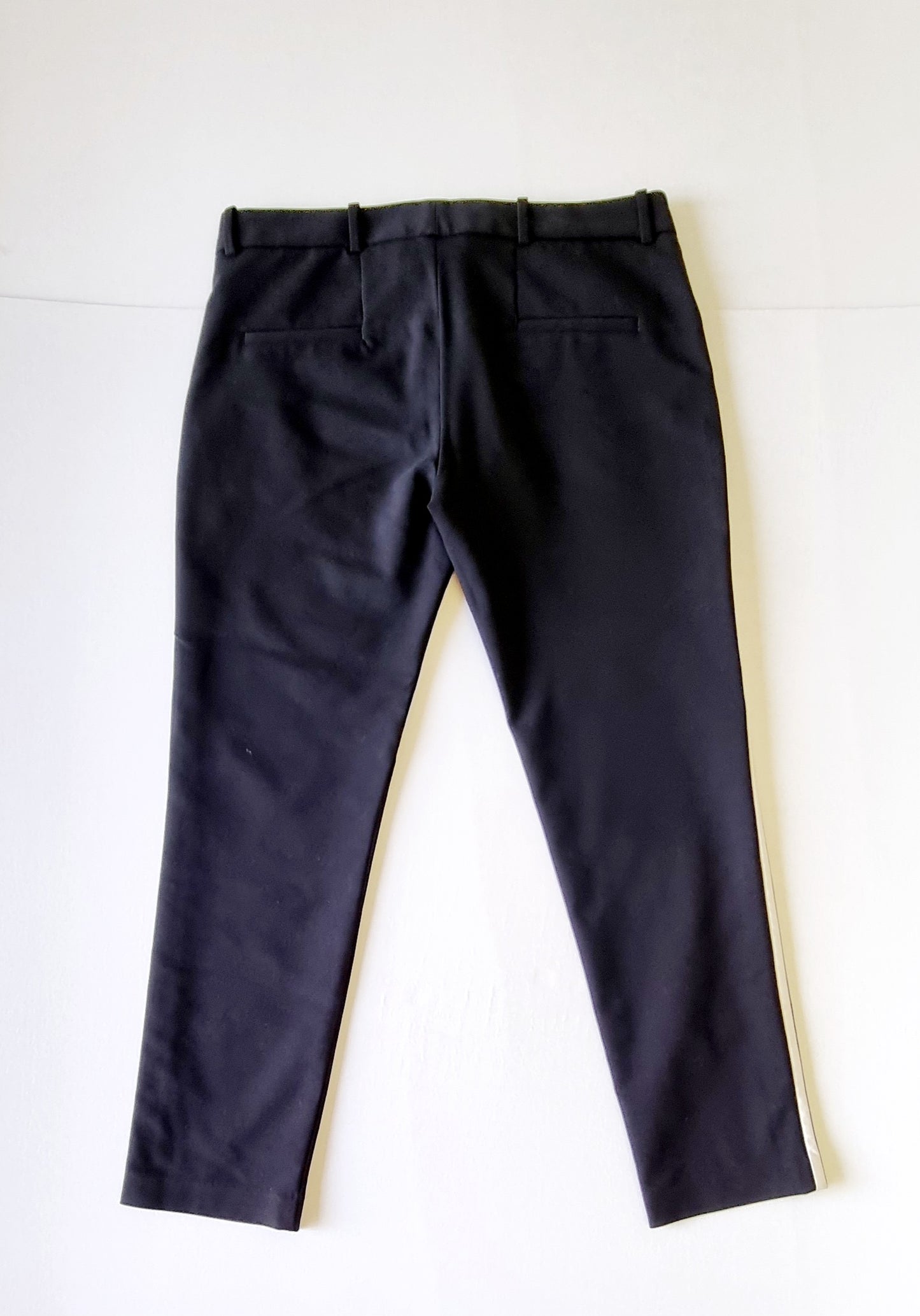 Zara Woman - Black trousers with white stripe on side