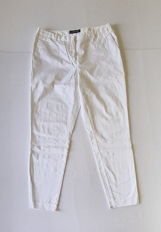 Country Road - White straight legged chino trousers