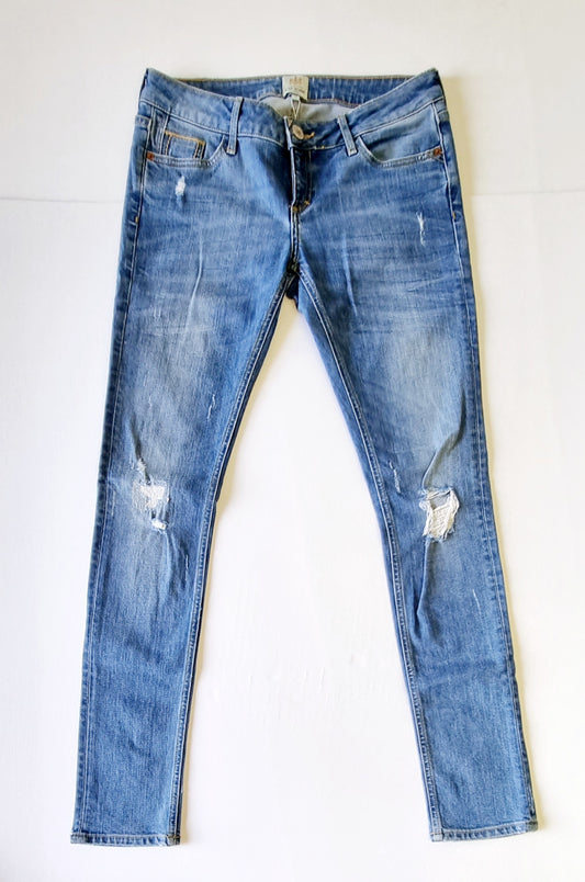 River Island - Light blue straight leg denim jeans