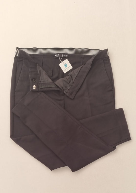Zara - Black elastic waistband dress pants