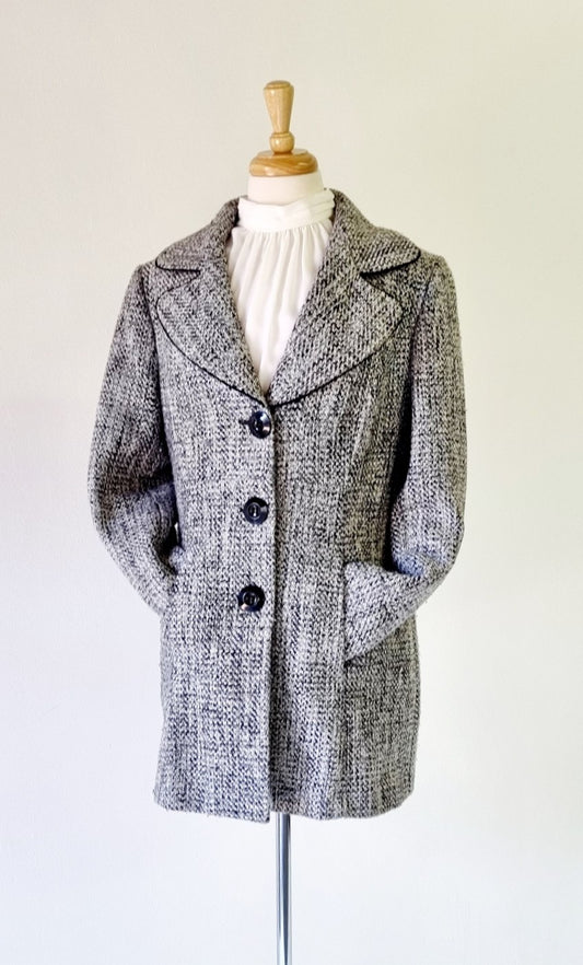 Daniel Hechter Paris - Black, Grey & White Winter Coat