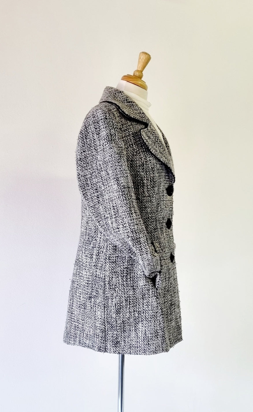 Daniel Hechter Paris - Black, Grey & White Winter Coat