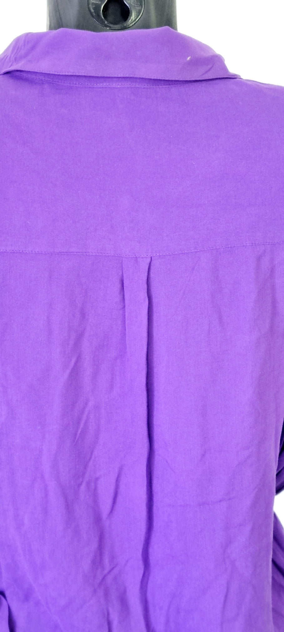 Woolworths - Purple Roll Sleeve Collar Shirt with Hi-Lo Hem
