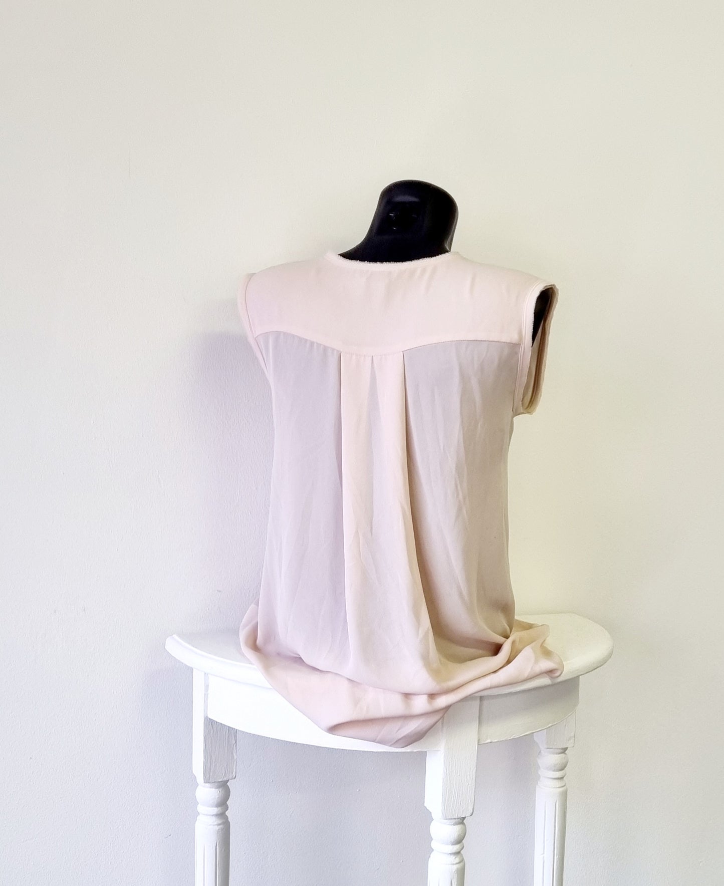 H&M - Dusty Pink Sleeveless Hi-Lo Blouse
