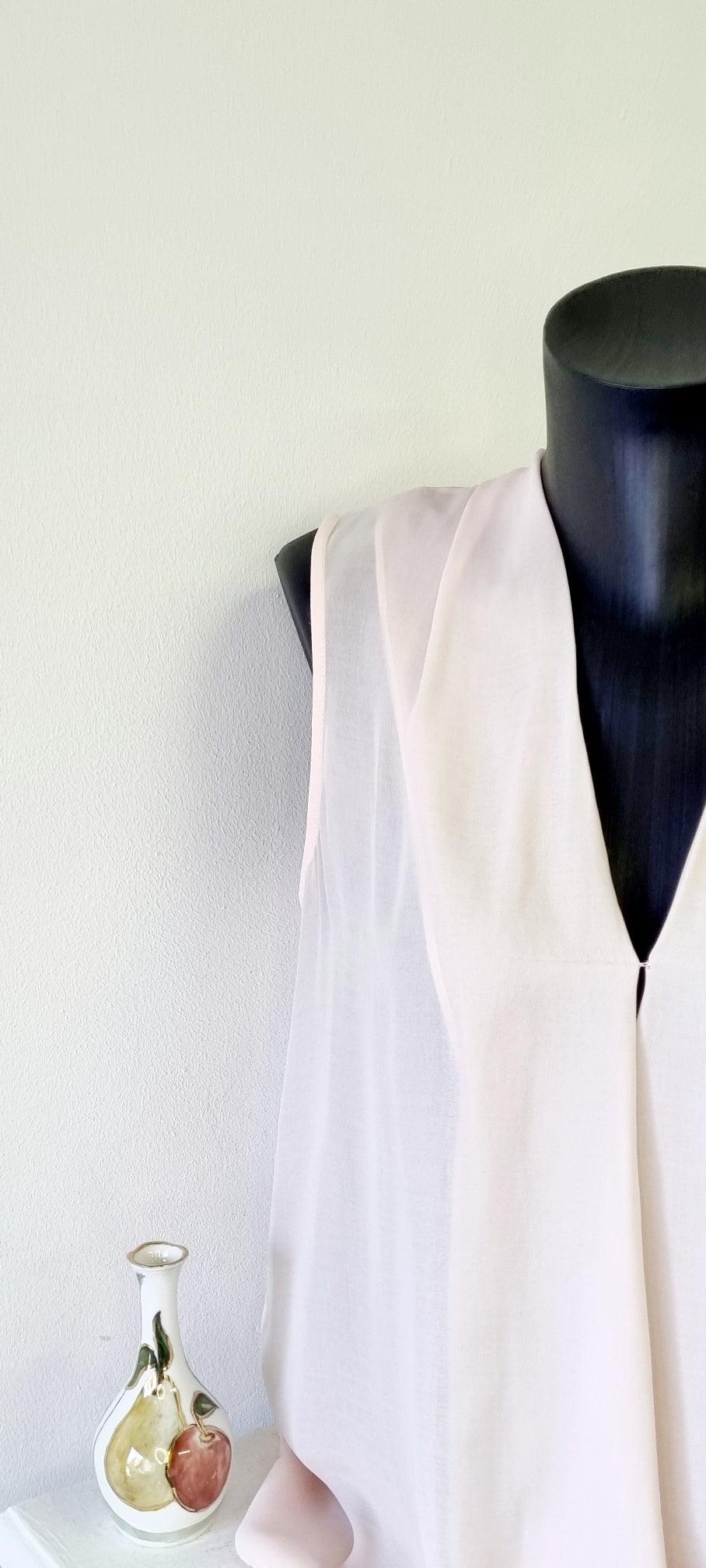 Witchery - Pink Sleeveless Hi-Lo Front Cross Over Blouse