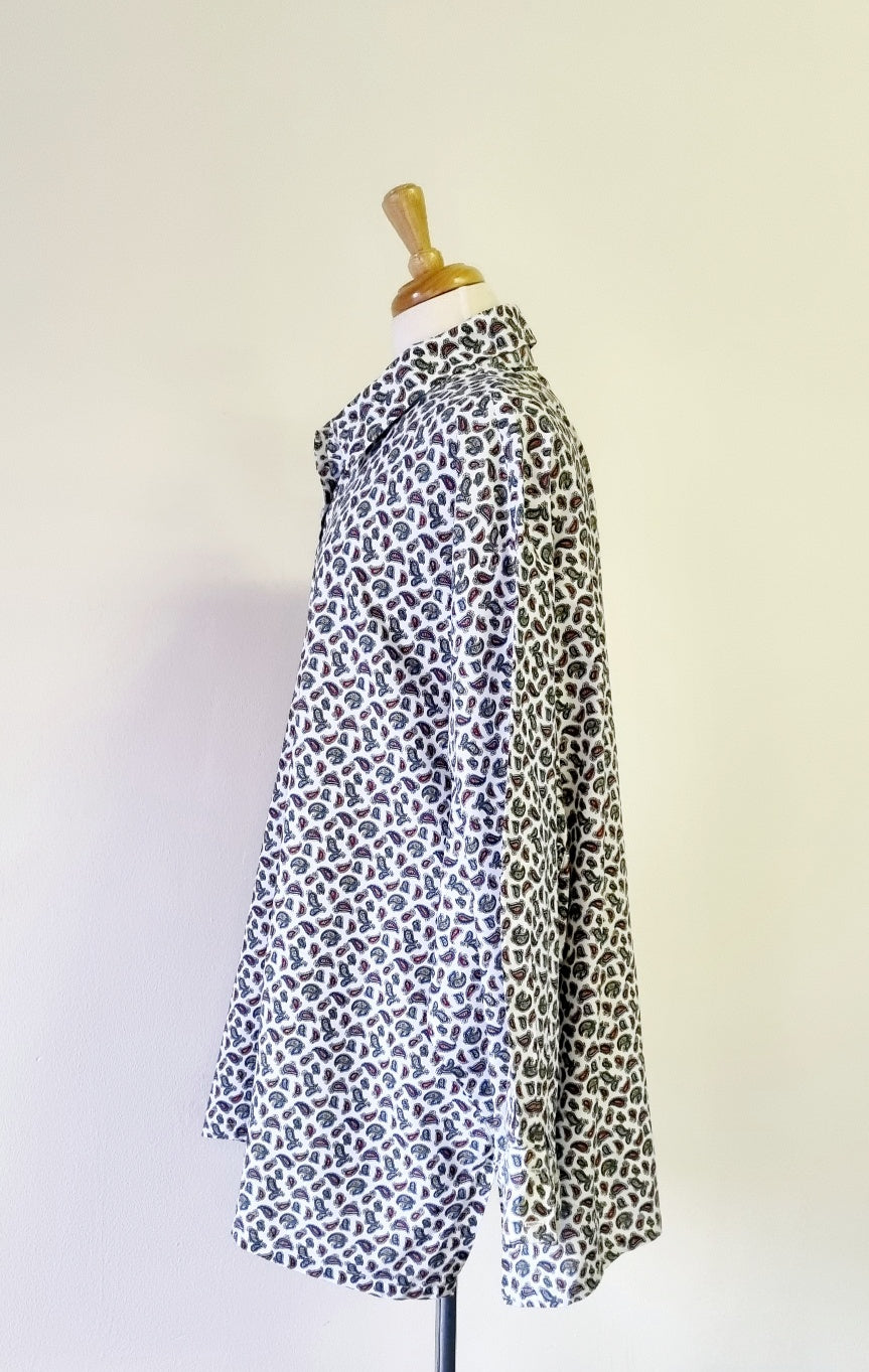 Hand Sewn - Paisley Cotton Summer Shirt