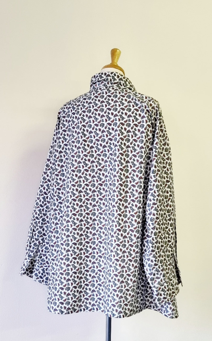 Hand Sewn - Paisley Cotton Summer Shirt