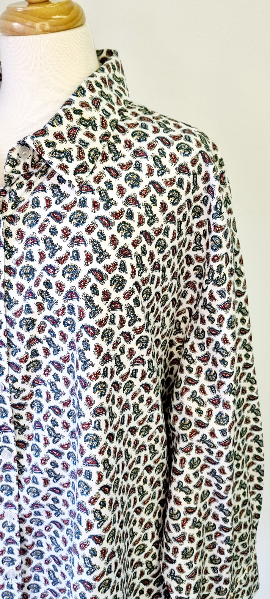 Hand Sewn - Paisley Cotton Summer Shirt