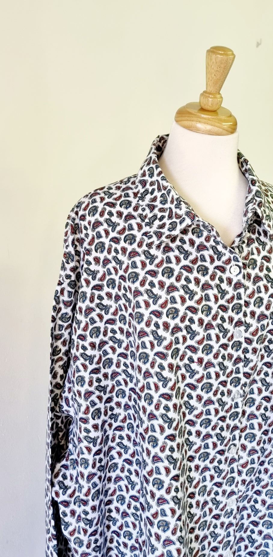 Hand Sewn - Paisley Cotton Summer Shirt