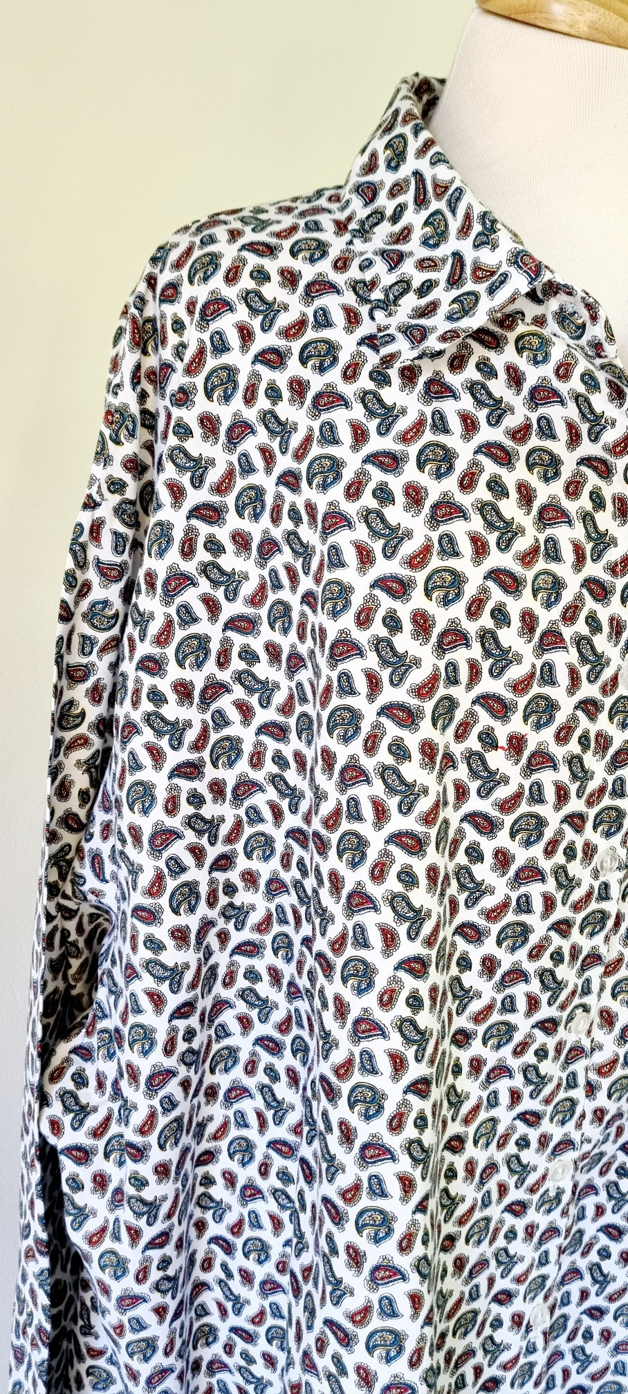 Hand Sewn - Paisley Cotton Summer Shirt