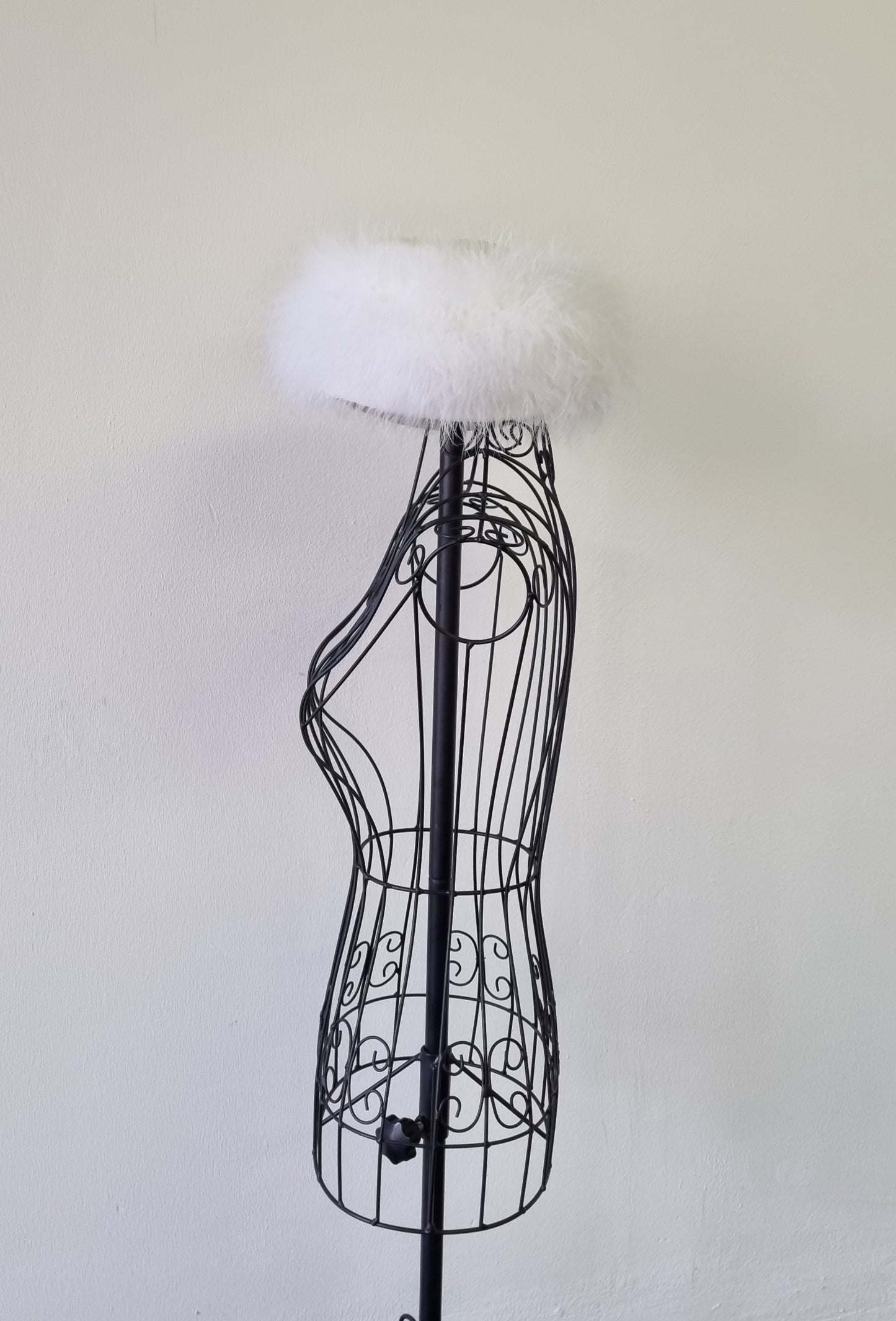 Vintage Feathered  Pillbox Hat