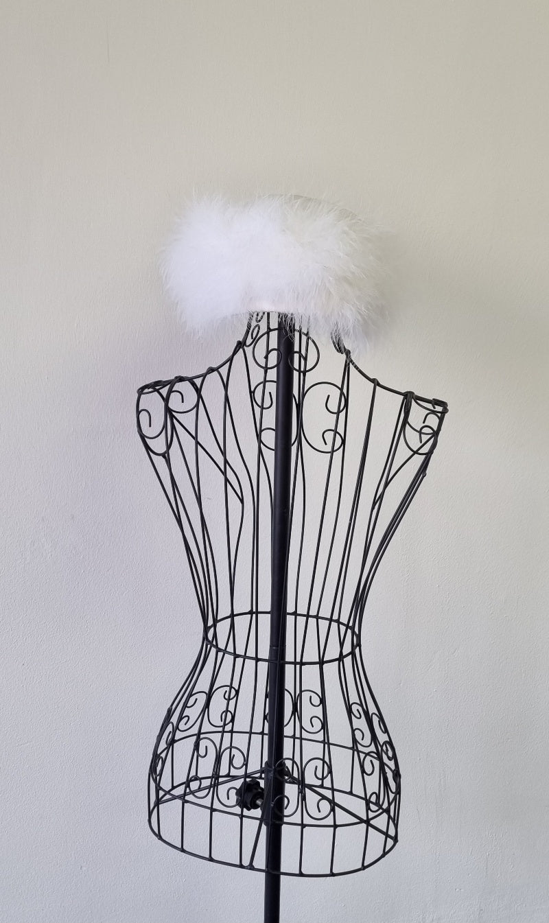 Vintage Feathered  Pillbox Hat