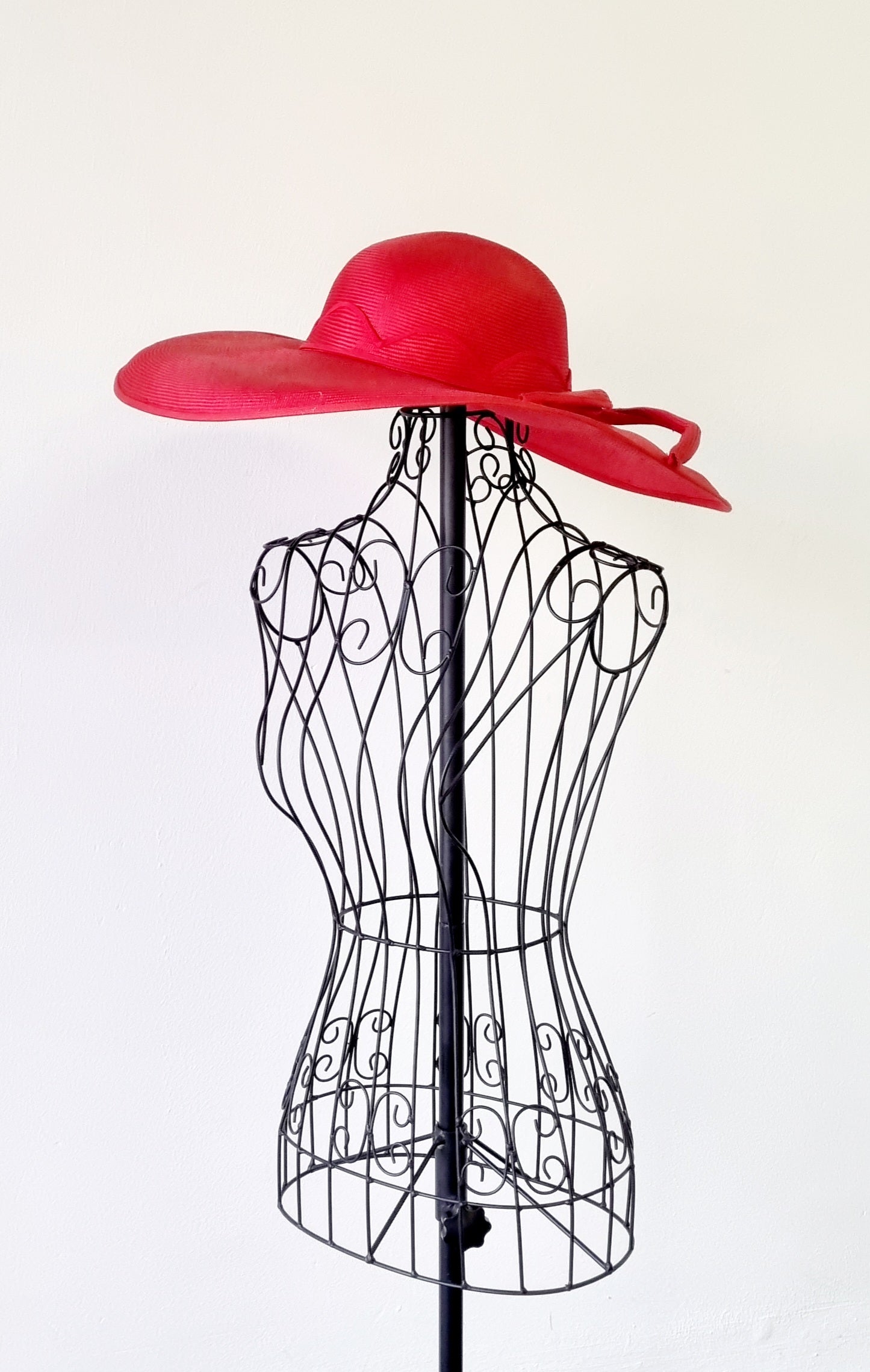 Derbers - Vintage Wide Brim Red Sun Hat