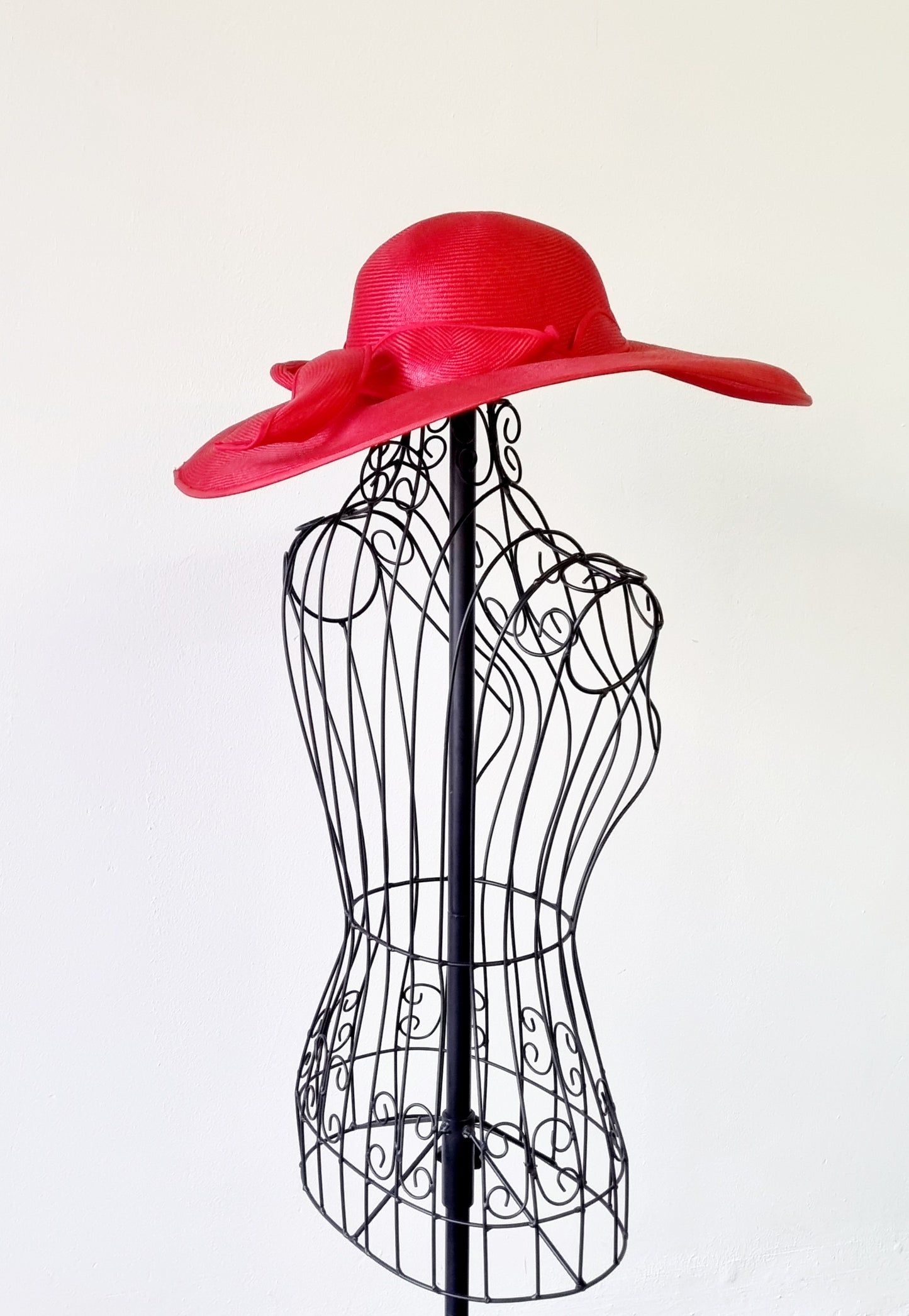 Derbers - Vintage Wide Brim Red Sun Hat