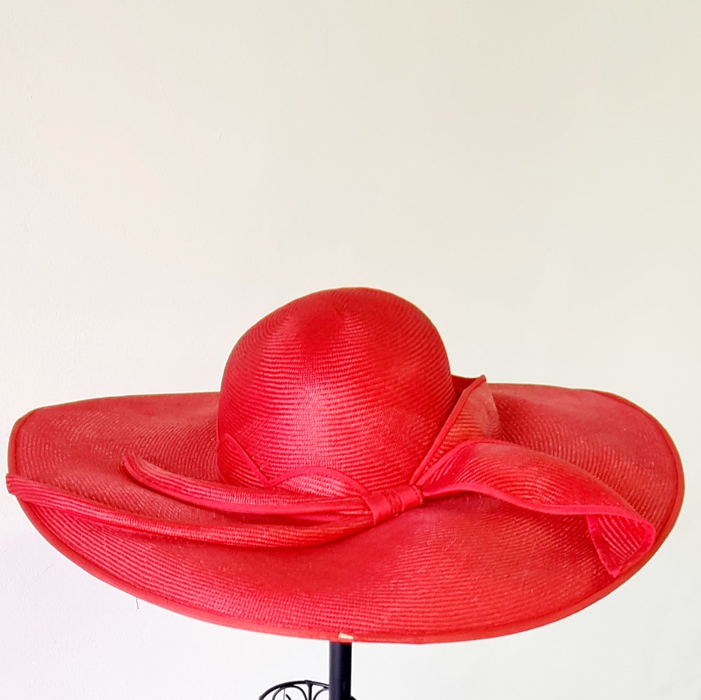 Derbers - Vintage Wide Brim Red Sun Hat