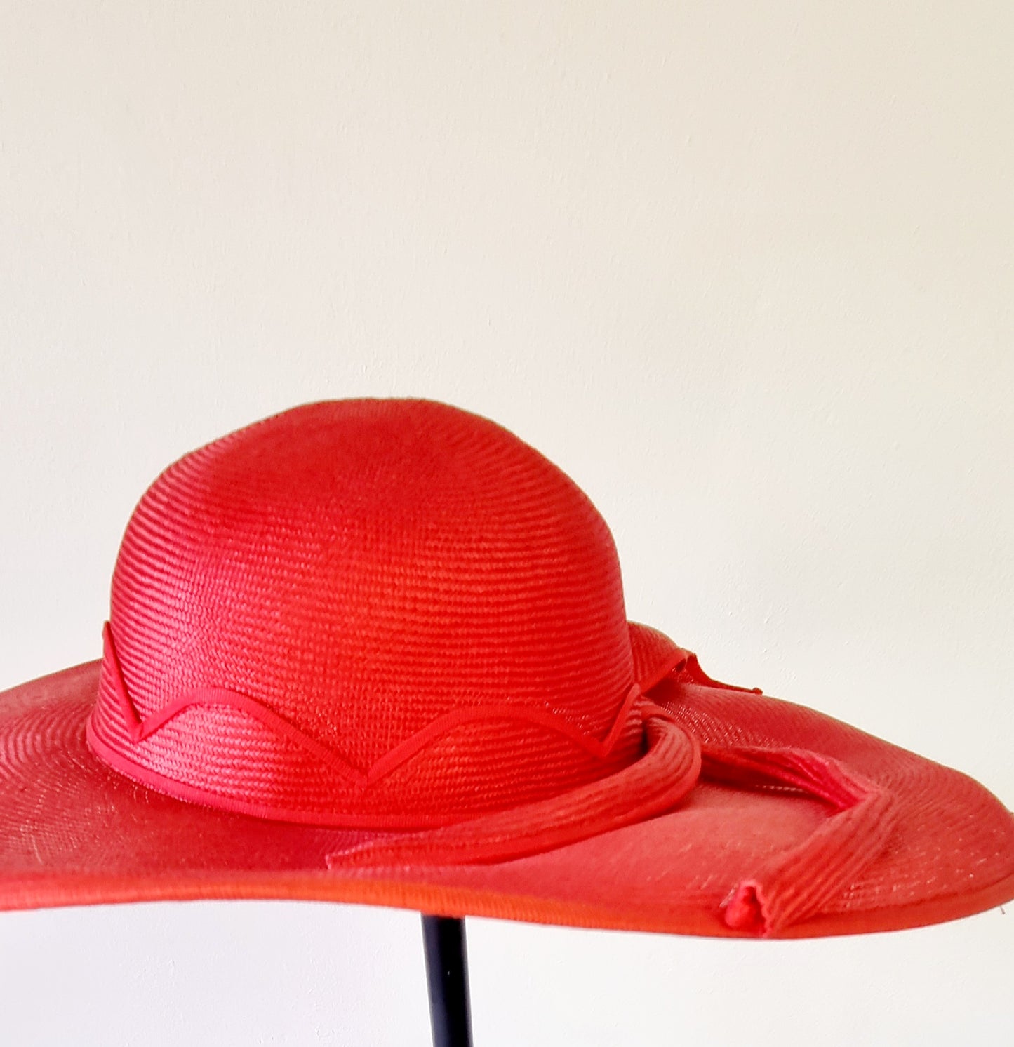 Derbers - Vintage Wide Brim Red Sun Hat