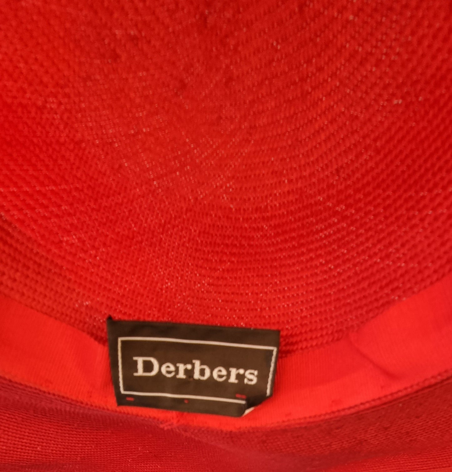 Derbers - Vintage Wide Brim Red Sun Hat