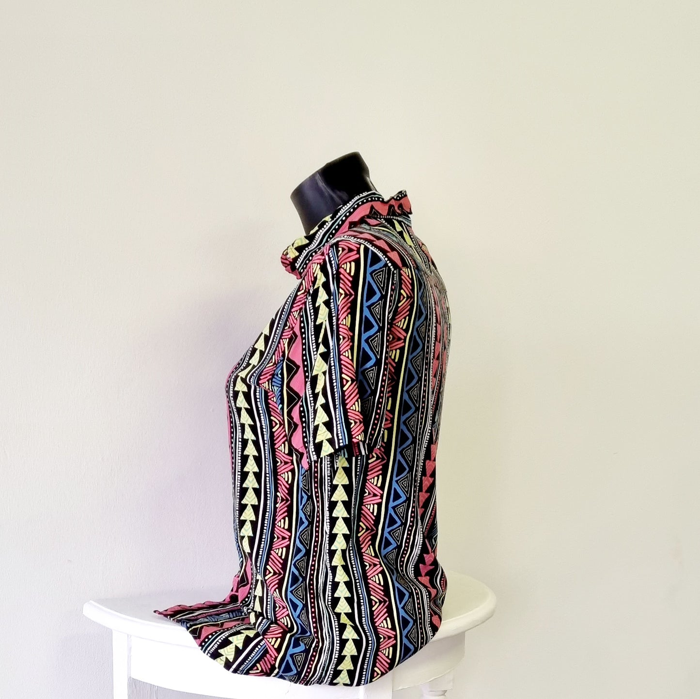 RT - Geo Patterned Relaxed Short Sleeve Shirt