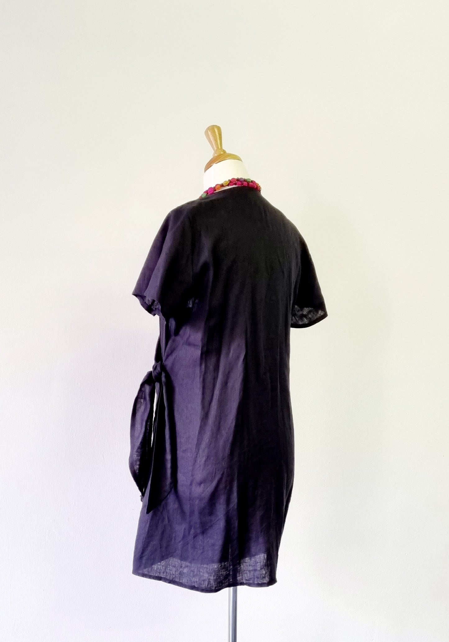 Larsen & Co - Black Lucca Wrap Dress