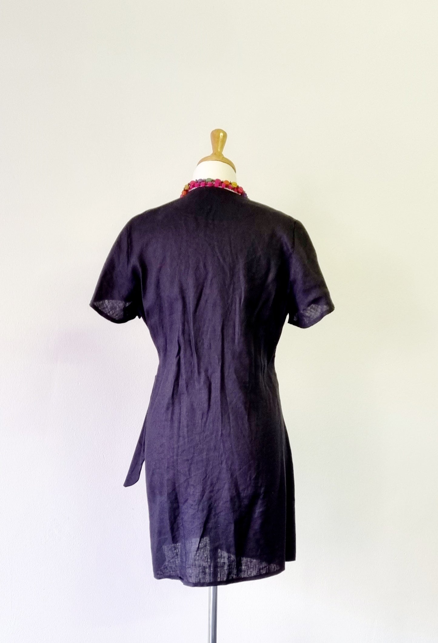 Larsen & Co - Black Lucca Wrap Dress
