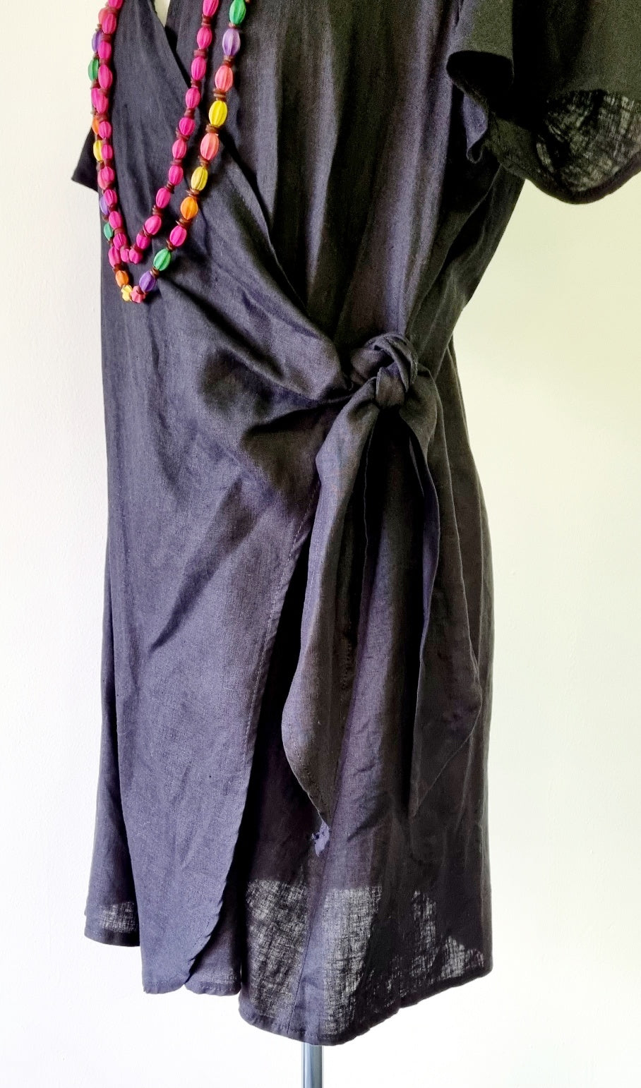 Larsen & Co - Black Lucca Wrap Dress
