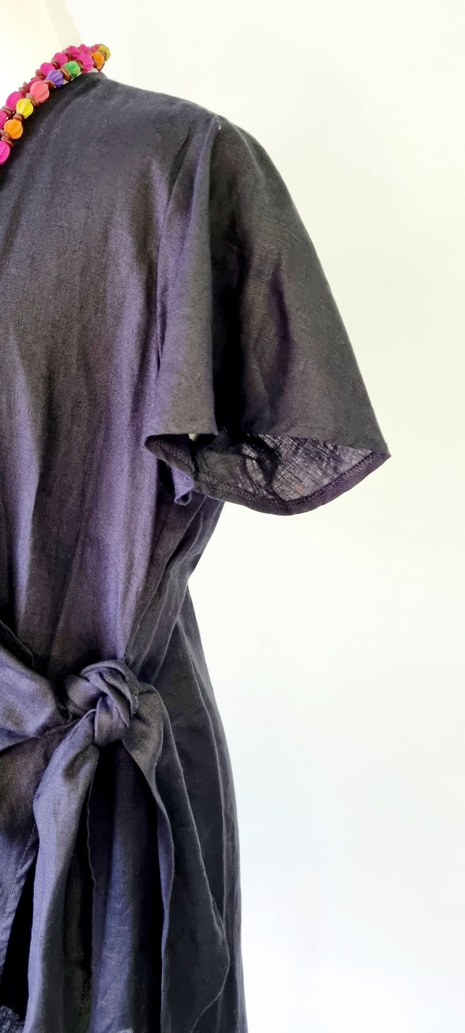 Larsen & Co - Black Lucca Wrap Dress