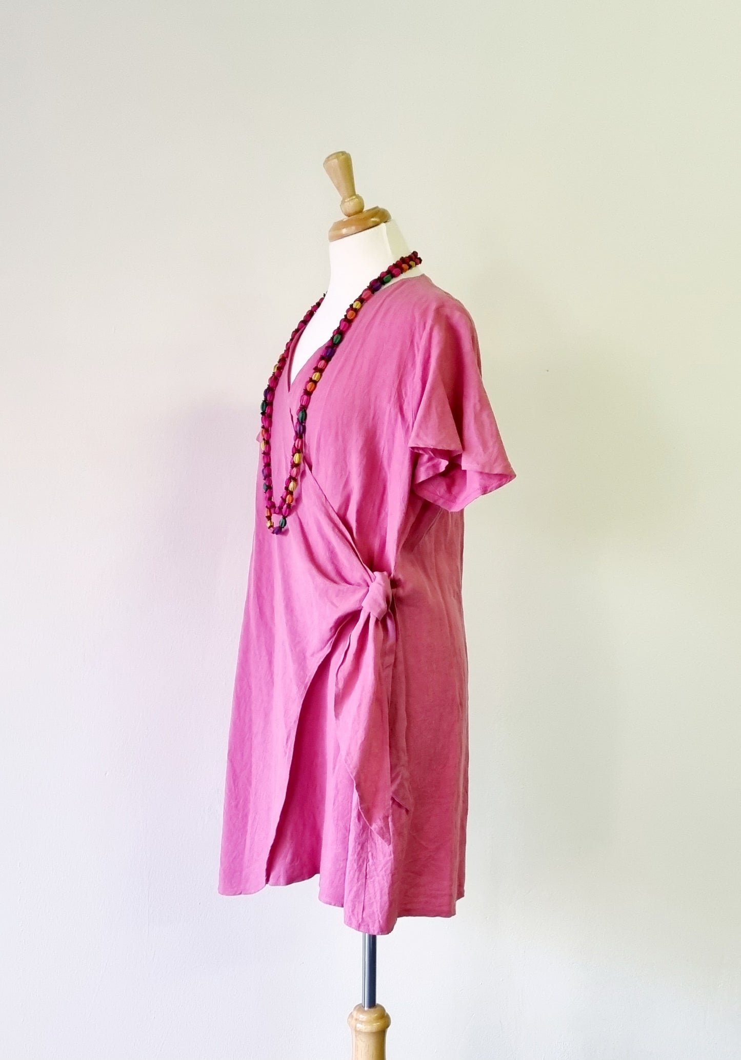 Larsen & Co - Pink Lucca Wrap Dress