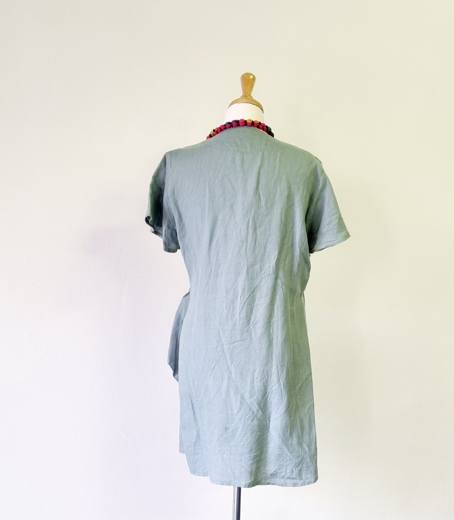 Larsen & Co - Olive Green Lucca Wrap Dress