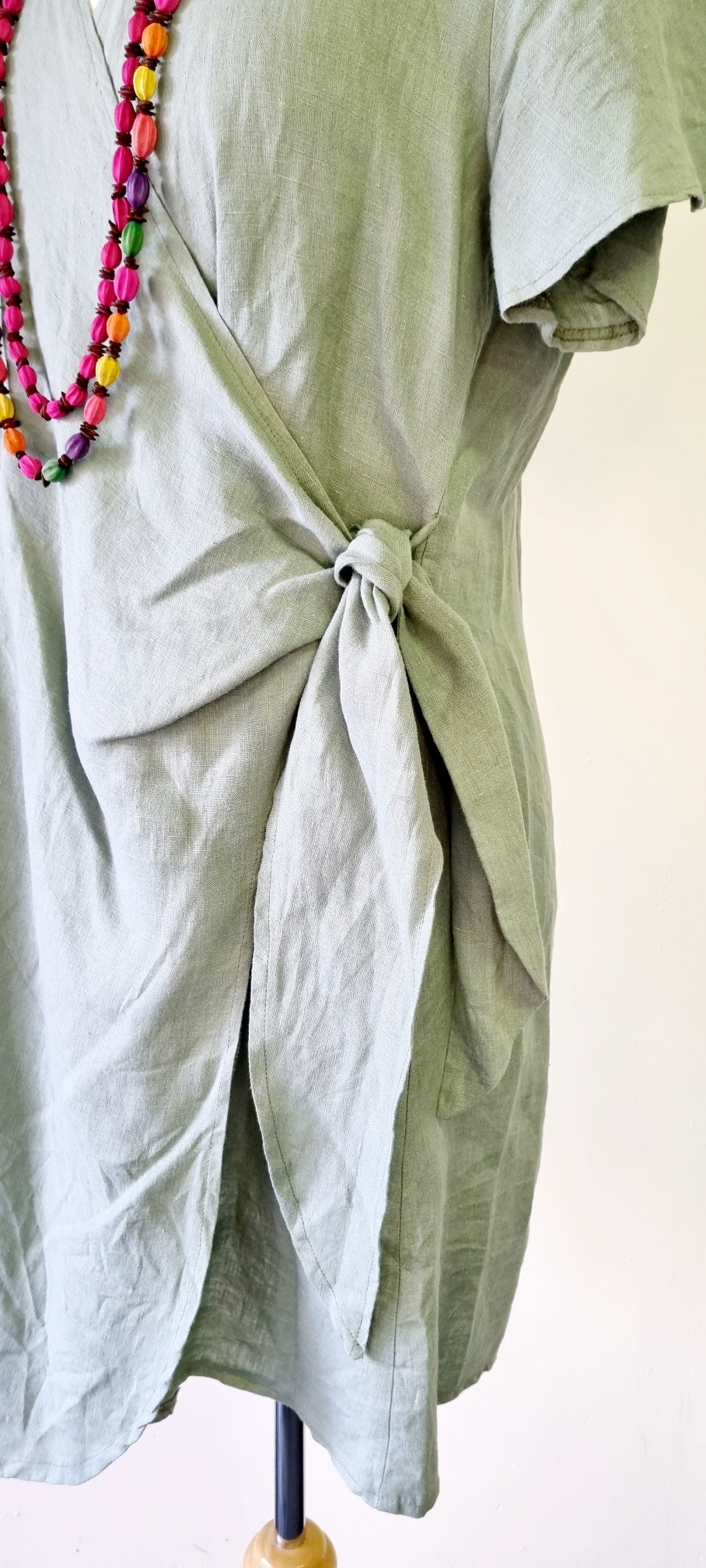 Larsen & Co - Olive Green Lucca Wrap Dress