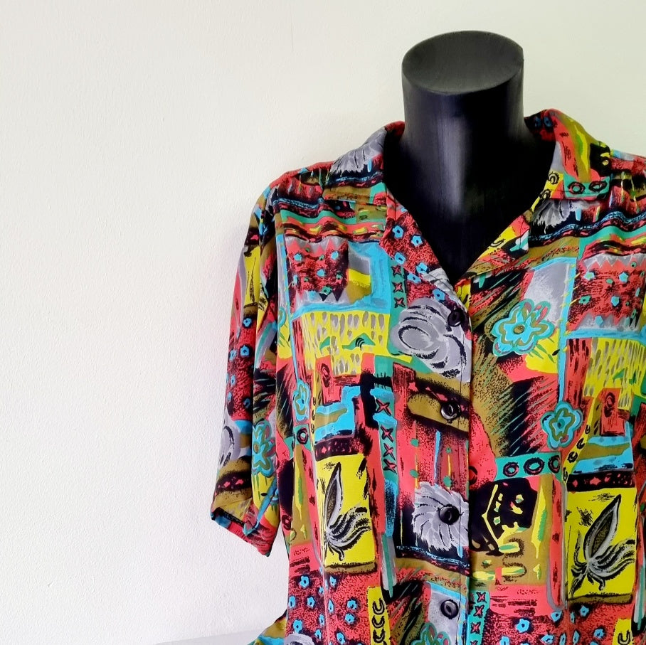 Hand Sewn - Multi Colored Buttoned Shirt