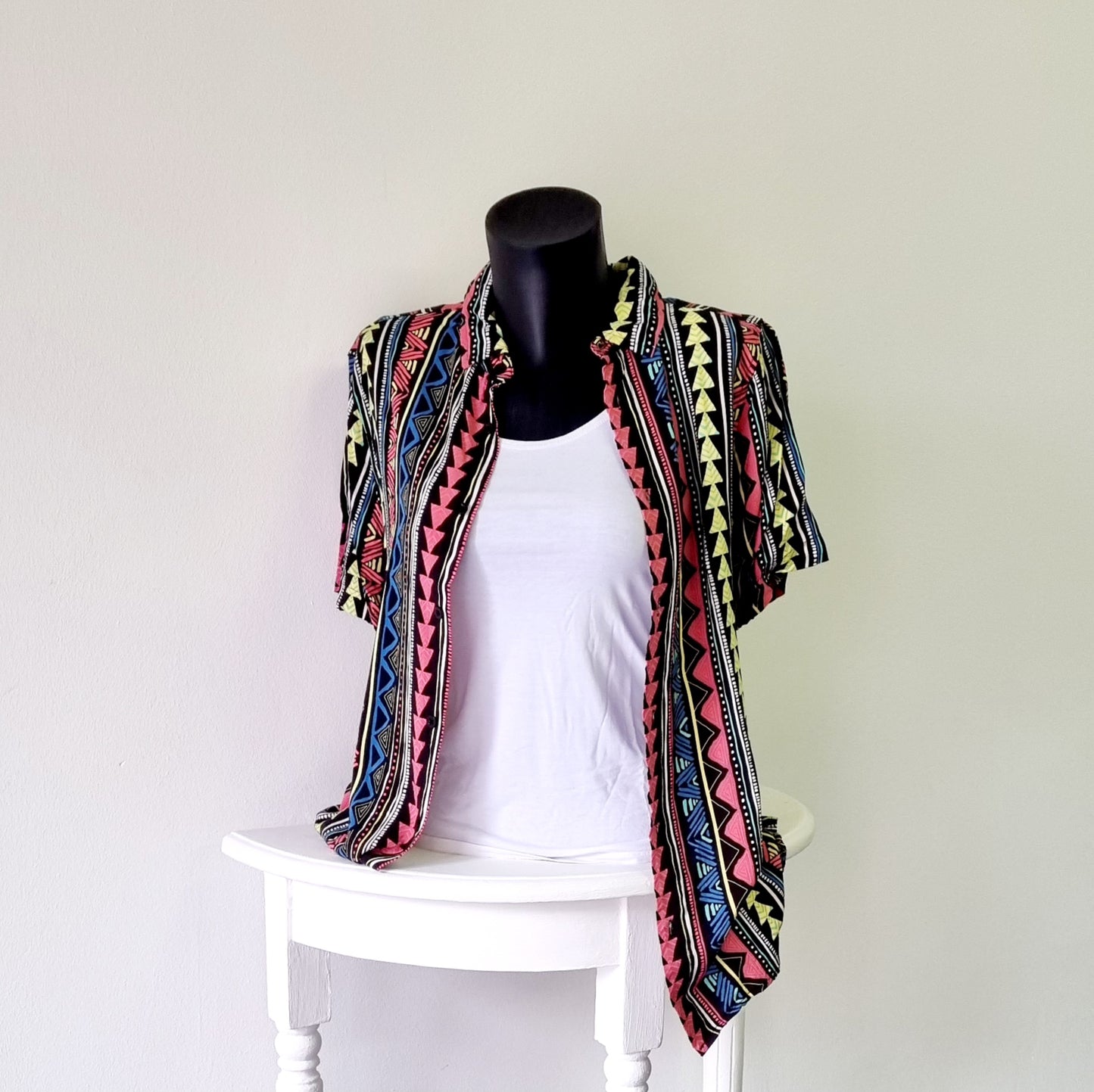 RT - Relaxed geo patterned shirt