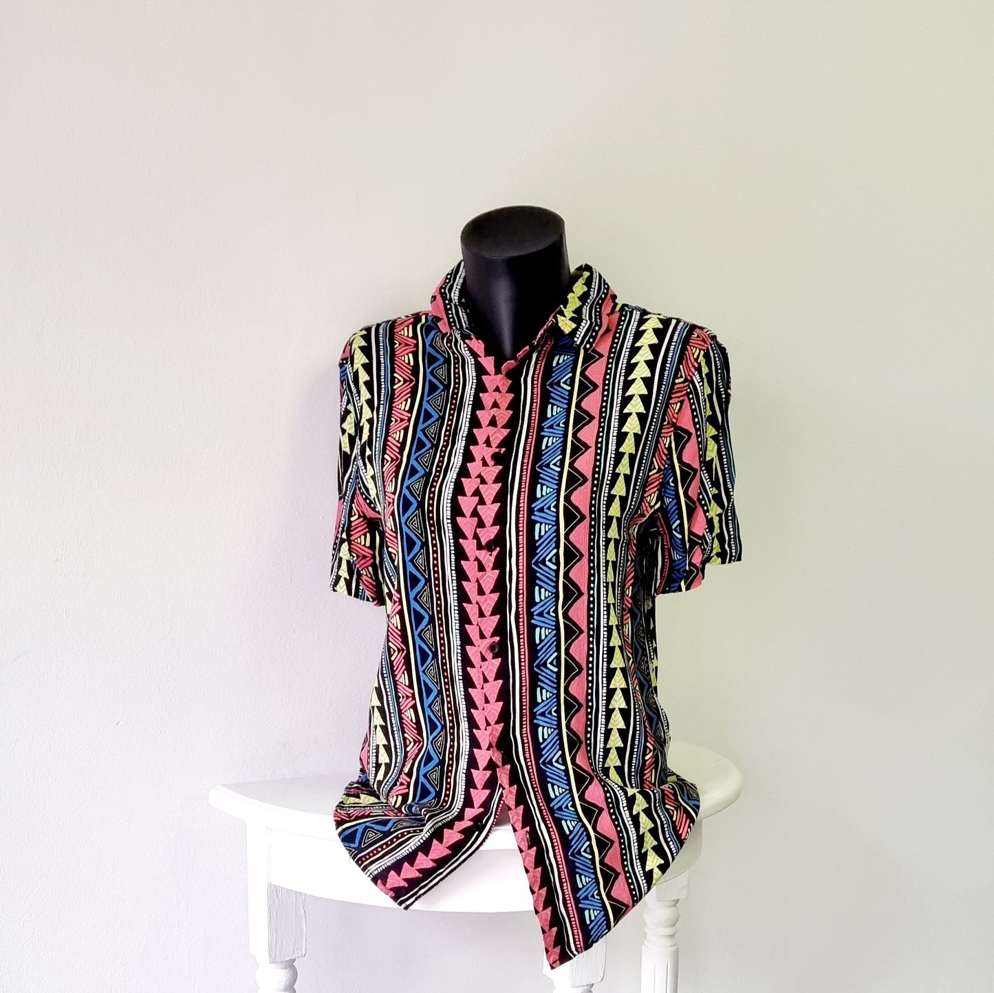 RT - Relaxed geo patterned shirt