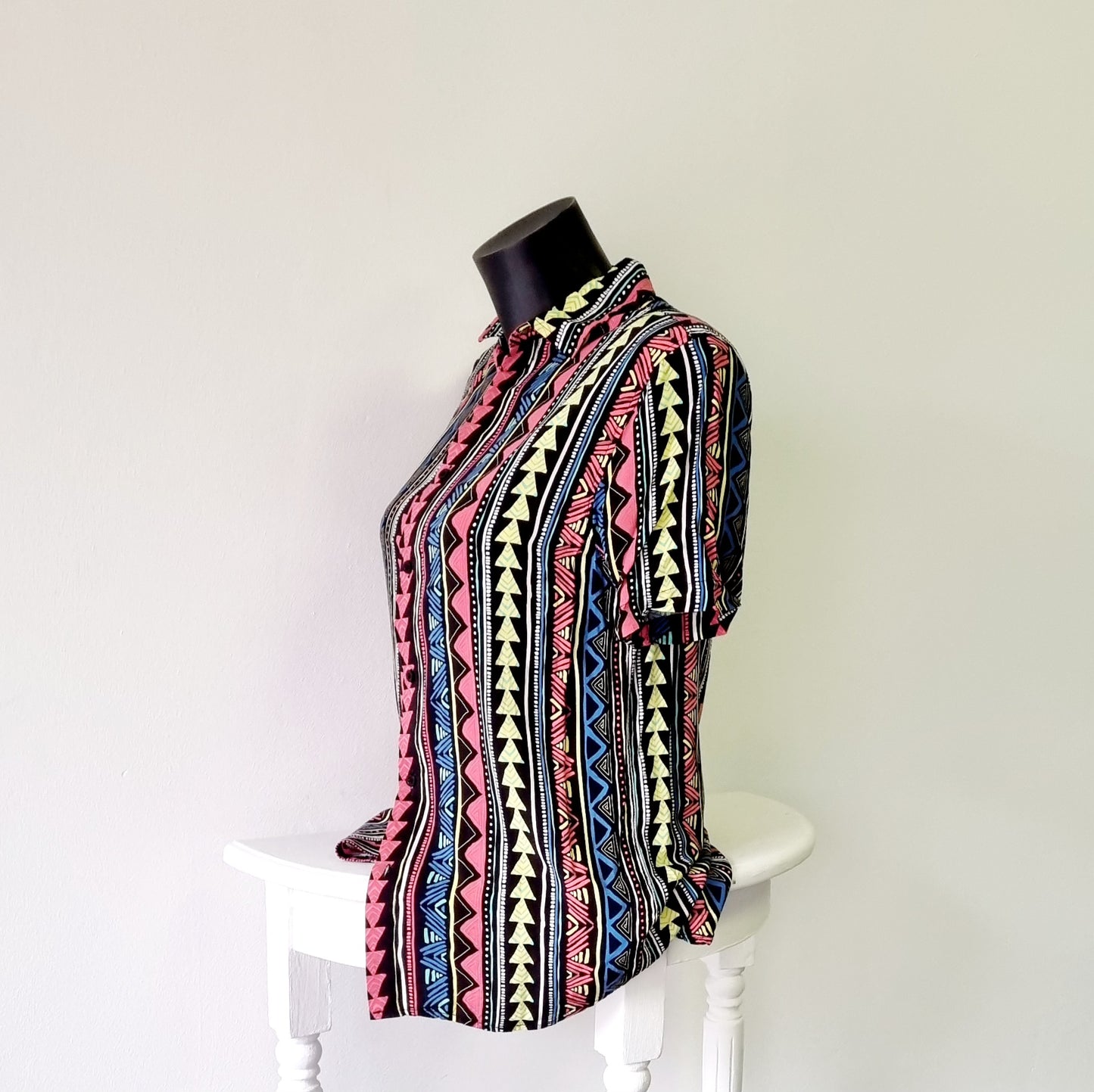 RT - Relaxed geo patterned shirt