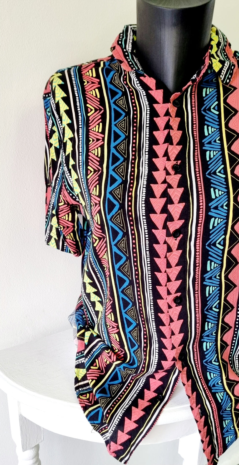 RT - Relaxed geo patterned shirt