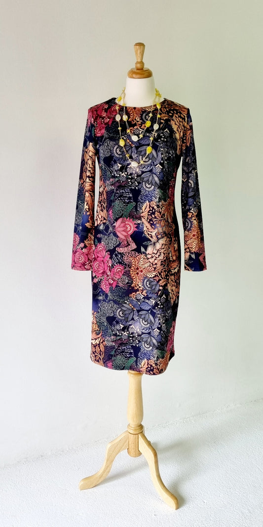 cath.nic by Queenspark - Multicoloured Long Sleeve Midi Dress