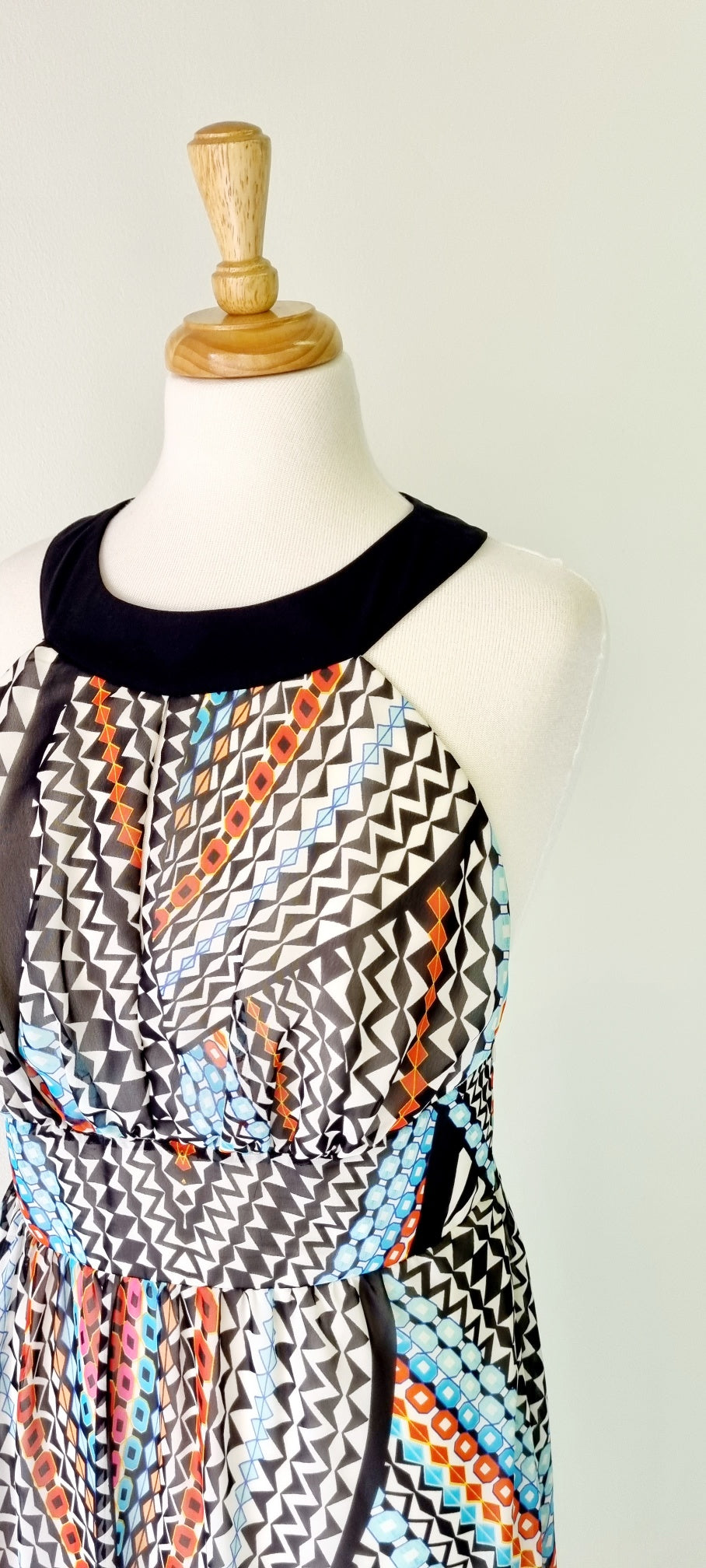 Ice Cube - Imported Lined Maxi Dress With Eye Catching Print